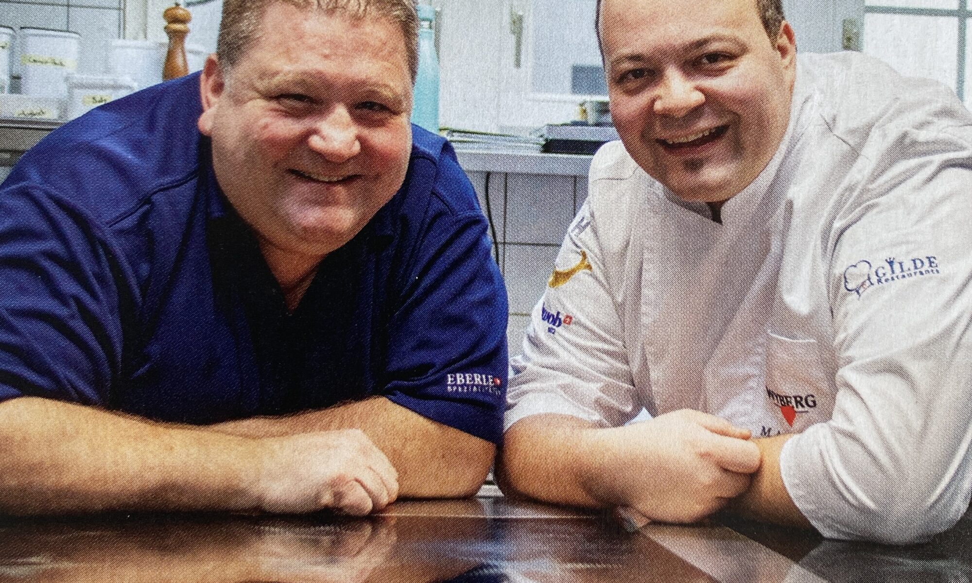In der Küche: Renato & Martin